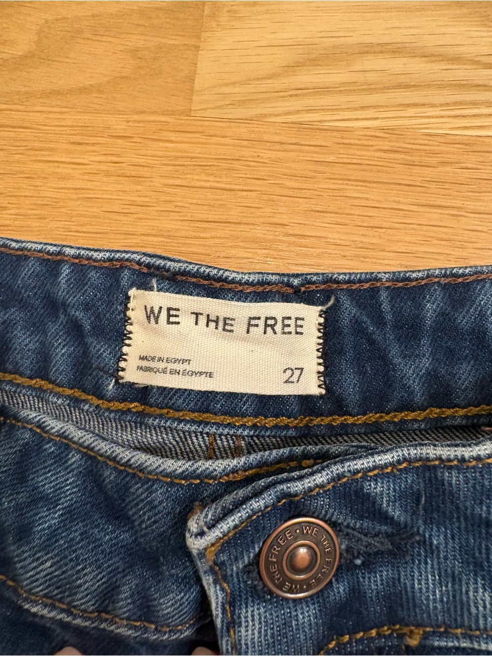 Free People Deep Trance Dropped Boyfriend Jeans Another Dimension Size 27 - Picture 7 of 7